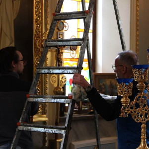 Готовим Храм к Пасхе